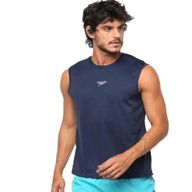 Regata Masculina Speedo Interlock Academia GG / marinho