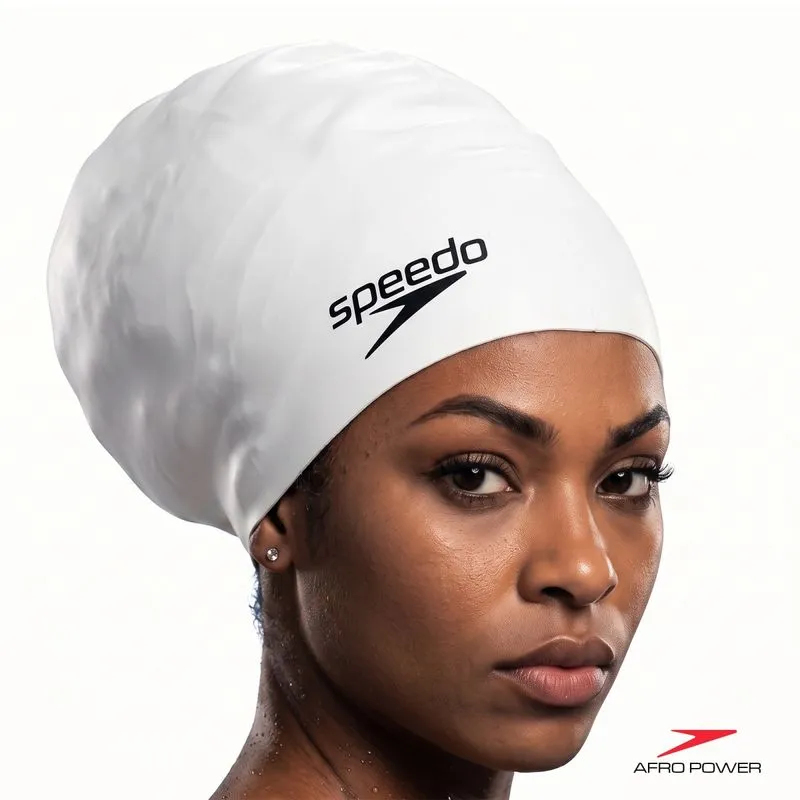 Touca de Natação Adulto Power Afro Speedo - Branco ÚNICO