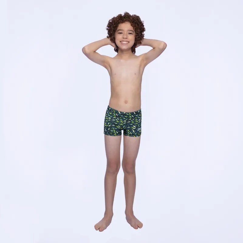 Sunga Infantil Boxer Fish - VERDE MUSGO 8