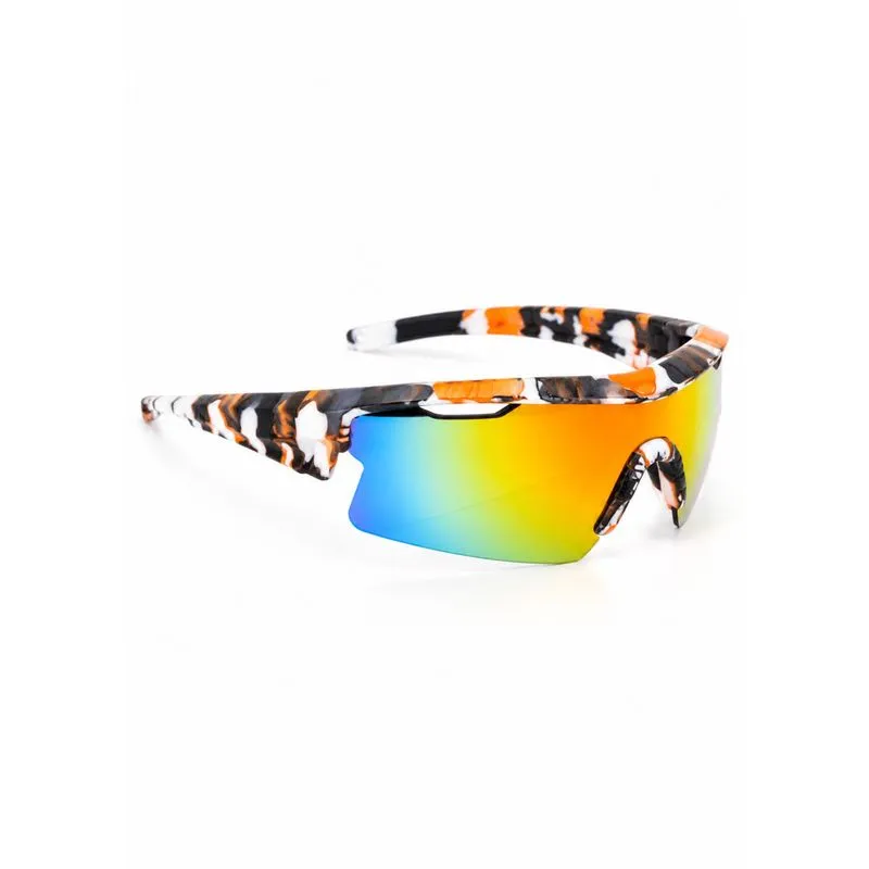 Óculos de sol Pro 3 Esportivo - Preto Laranja ÚNICO