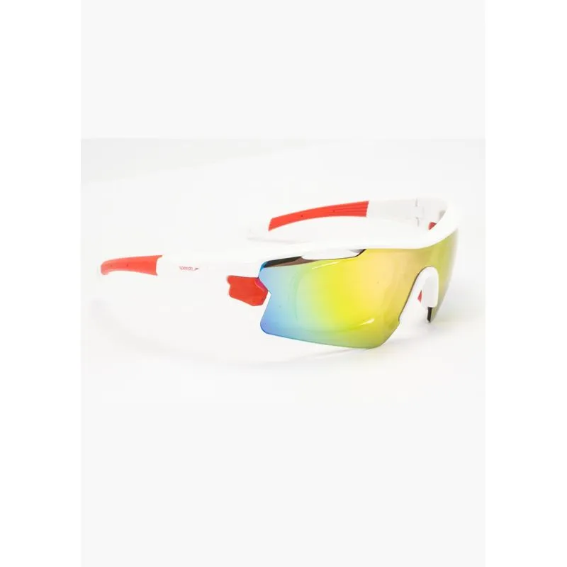 Óculos de sol Pro 3 Esportivo - Branco Vermelho ÚNICO