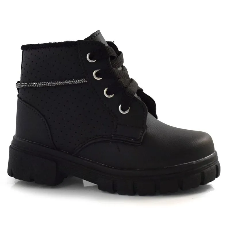 Coturno Infantil Jet Kids do 20 ao 27 Preto 25.009 27