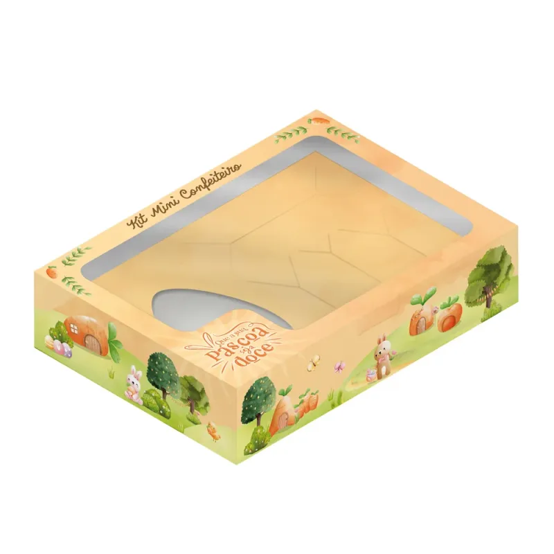 Caixa Kit Mini Confeiteiro - Páscoa Cenouras c/ 10 Un