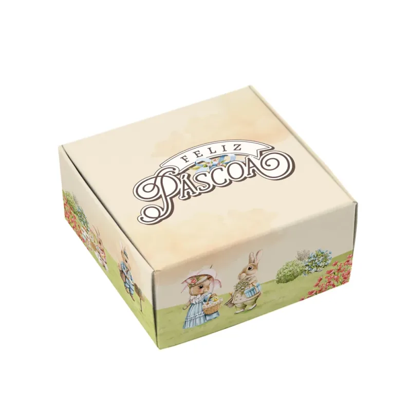 Caixa para 4 Doces - Domingo de Páscoa c/ 10 Un