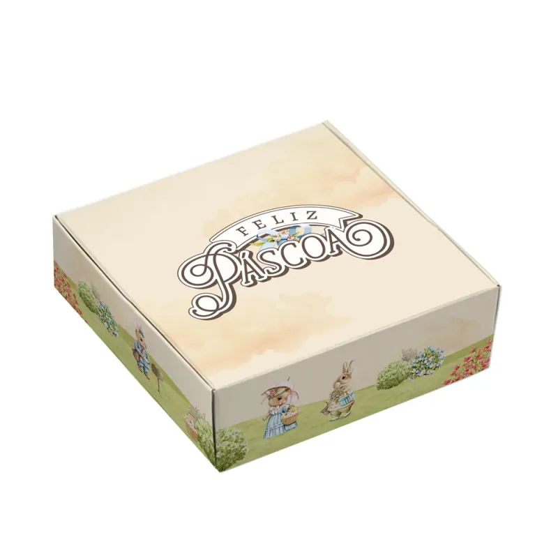 Caixa para 9 Doces - Domingo de Páscoa c/ 10 Un