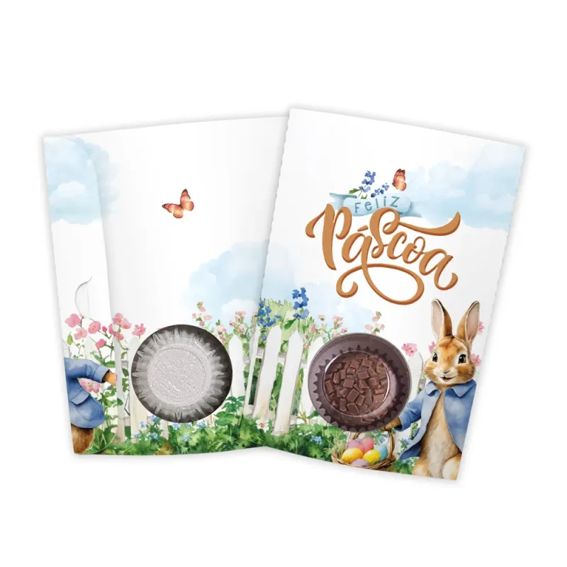 Cartão Blister - Alegria de Páscoa c/ 25 Un