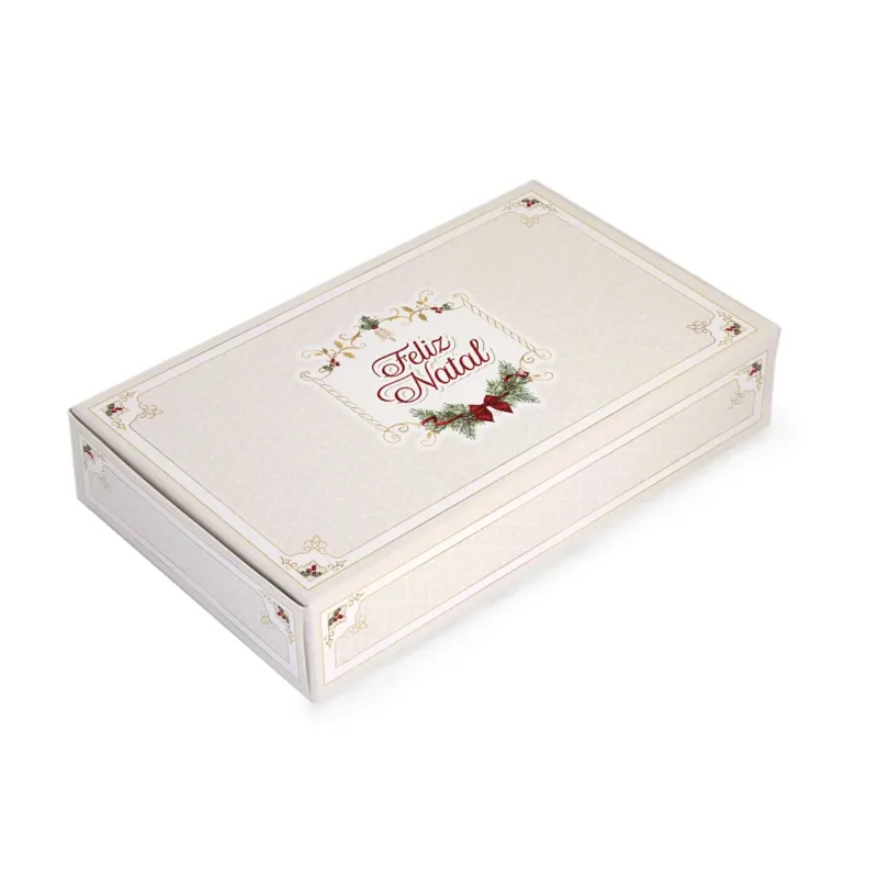 Caixa para 15 Doces - Natal Classic c/ 10 Un