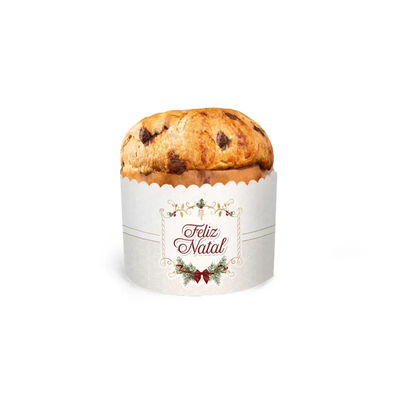 Cinta Para Panetone de 250g - Natal Classic c/ 20 Un