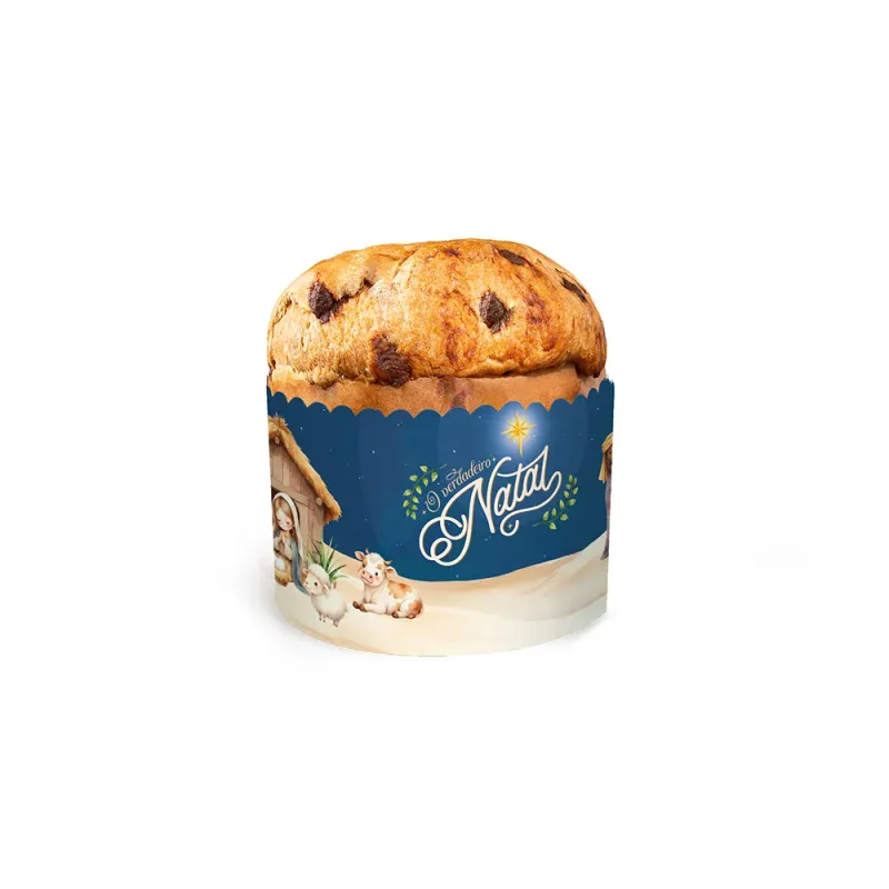 Cinta Para Panetone de 250g - O Verdadeiro Natal c/ 20 Un