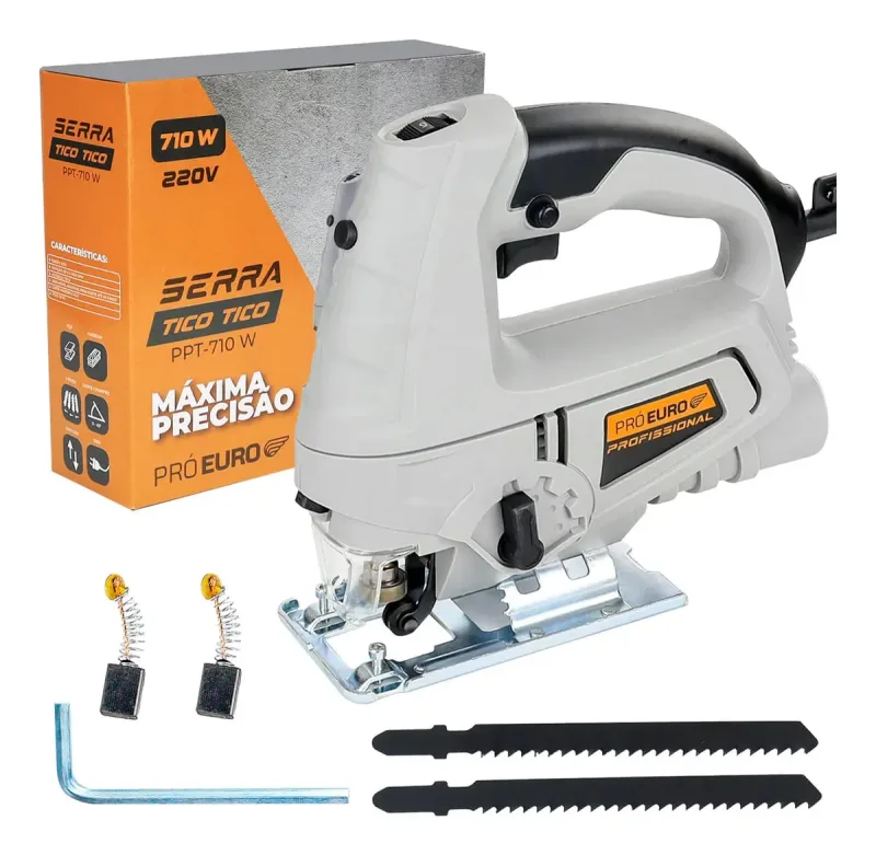 Serra Tico-Tico Profissional 710W 127V PPT-710 Pró Euro - Madeira e Metal