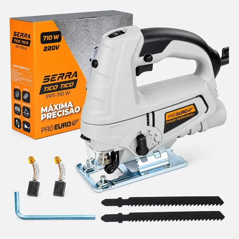 Serra Tico Tico 710W 127V PPT 710 Madeira e Metal Remanufaturada Pró Euro