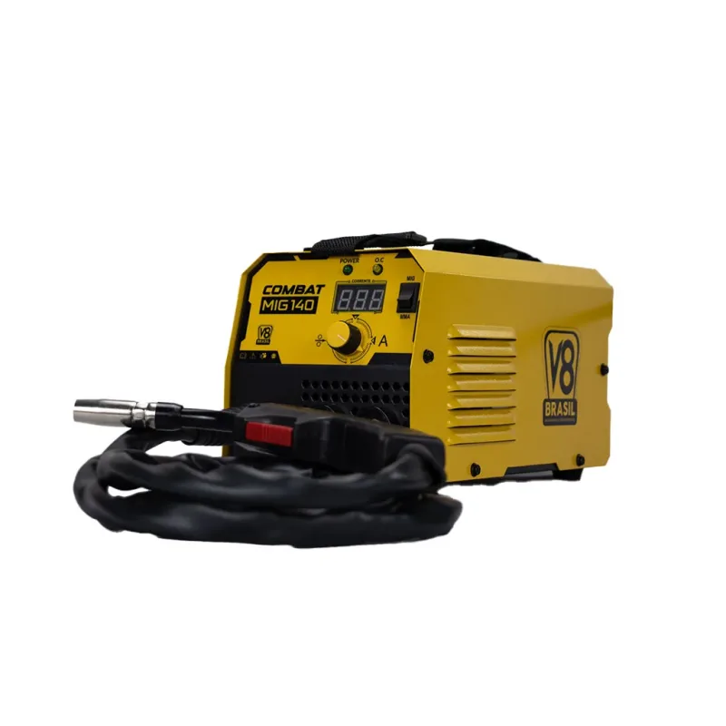 Máquina de Solda Multiprocesso Combat MIG 140A 220V Sem Gás MMA TIG Lift V8 Brasil