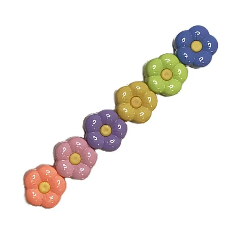 Caneta Marca Texto Troca Ponta Flor 5 Cores Vmp