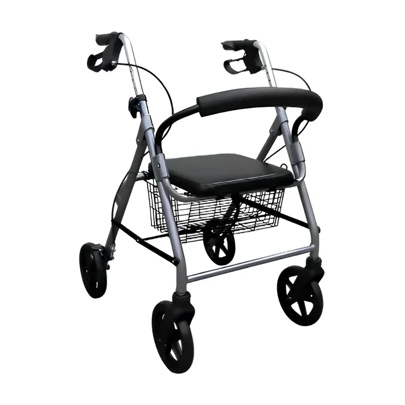 Andador de Alumínio Compacto 4 Rodas - Hidrolight SC302