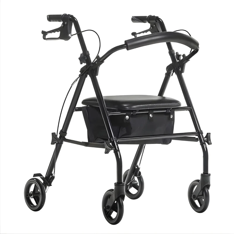 Andador Dobrável com 4 Rodas e Assento MED520 – Live Well