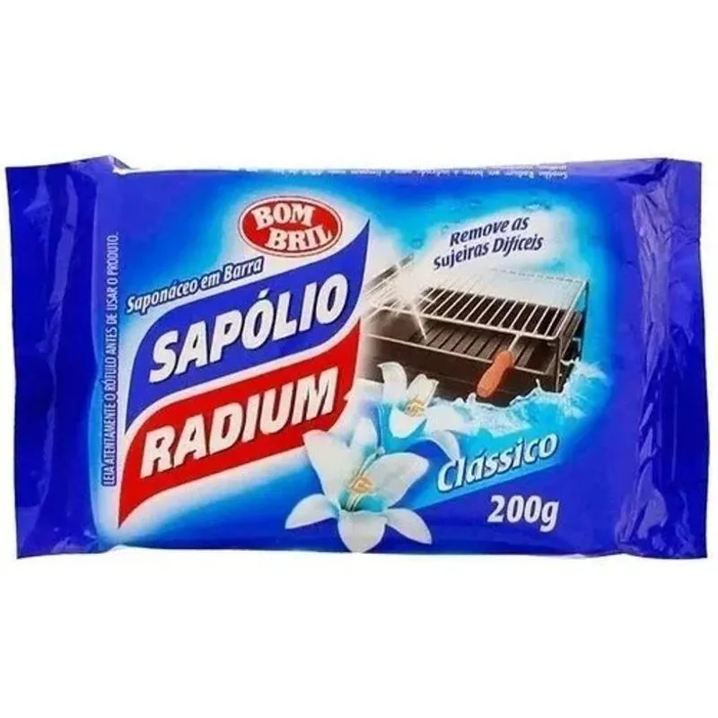 Sapolio Radium Saponáceo Em Barra Classico 200gr