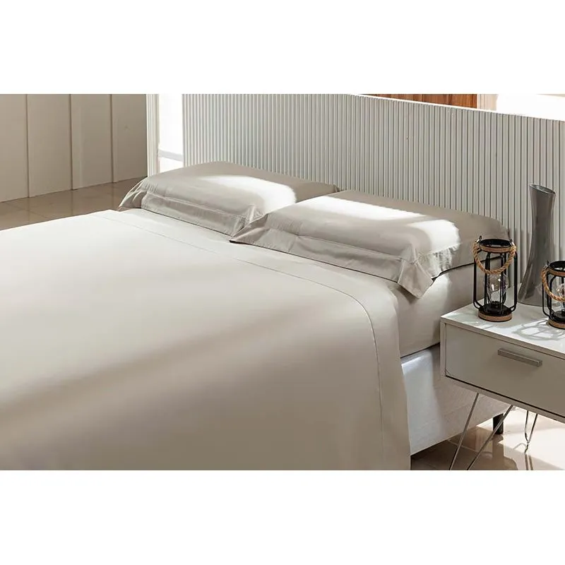 Jogo Cama 400 Fios Delicatto Casal Manteiga/unico