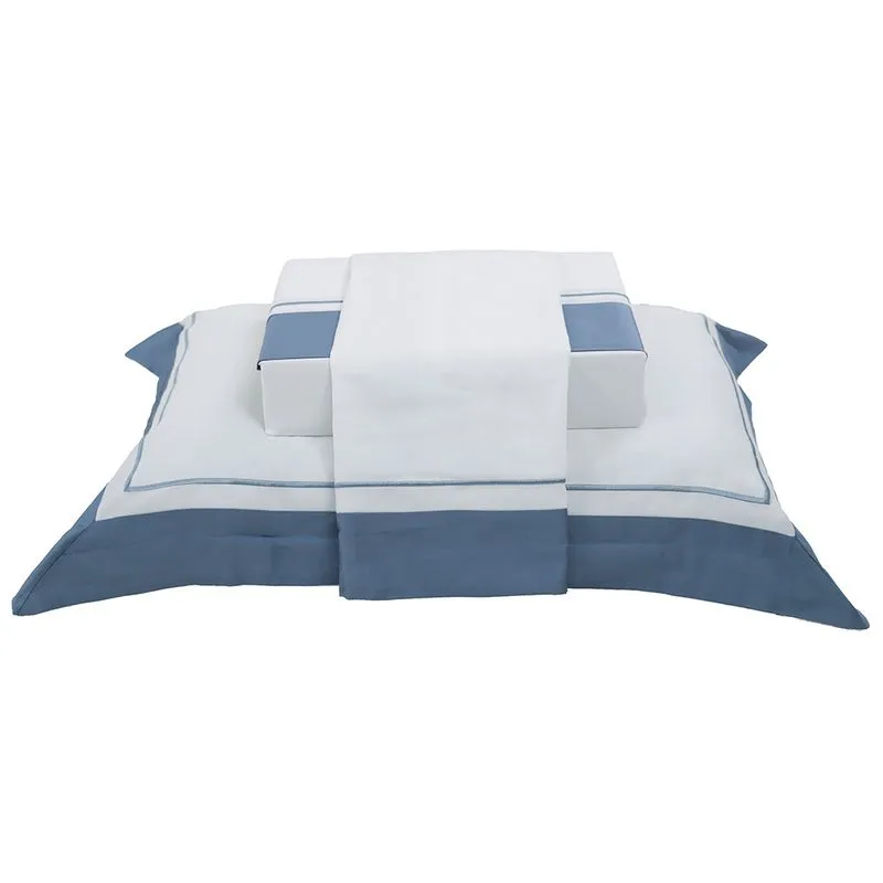 Jogo de Cama 300 Fios Firenze Solteiro Azul/unico