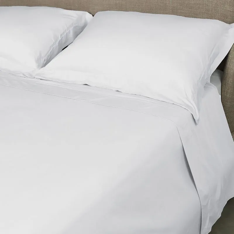 Jogo de Cama 230 Fios Bamboo Hotel Liso Casal Branco/unico