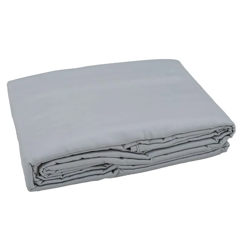 Capa P/ Duvet Liso 300 Fios 100% Alg 2,60 X 2,40 Prateado/unico