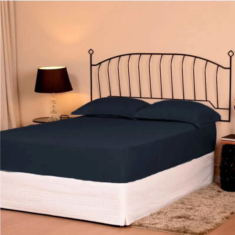 Jogo de Cama Essence Simples Casal Preto/unico
