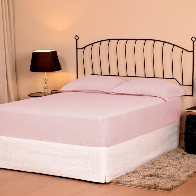 Jogo de Cama Essence Simples Casal Rosa Antigo/unico