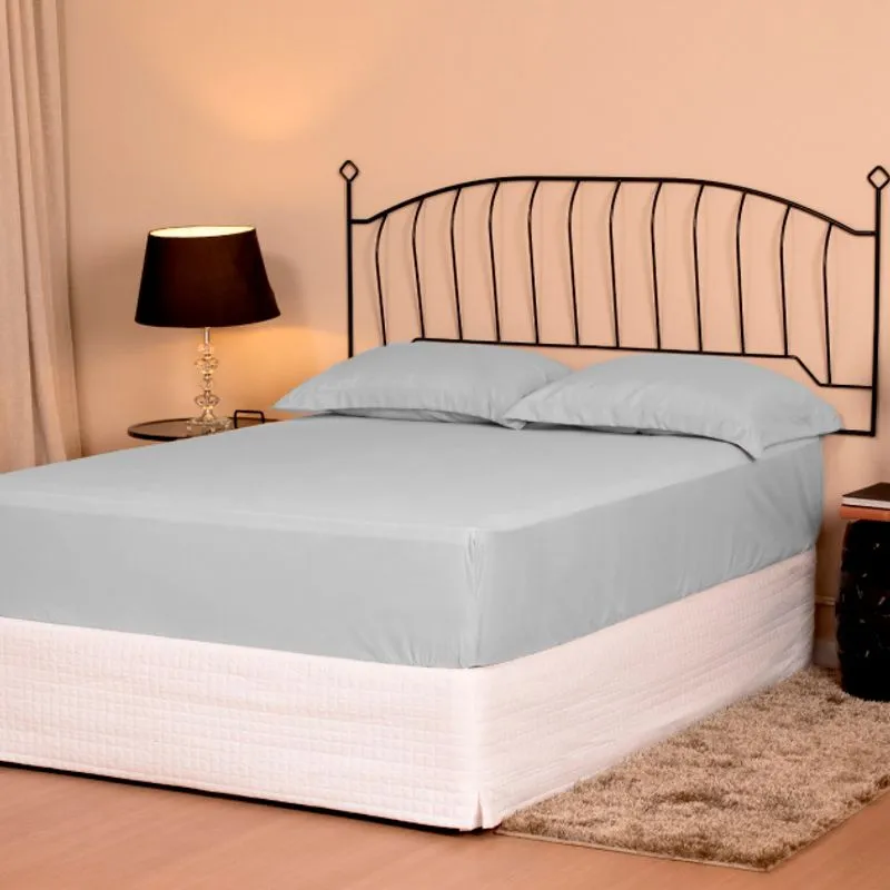 Jogo de Cama Essence Simples King Prata/unico