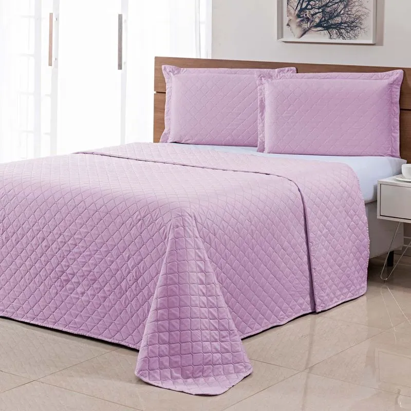 Colcha Ultrassonica Basics 2,80 X 2,60 King Rosa Antigo/unico