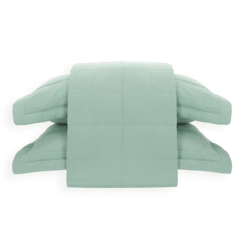 Colcha Barcelona 3,00 X 2,80 Super King Verde Menta