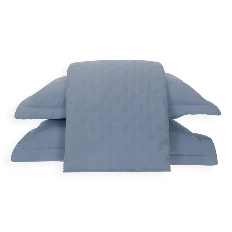 Colcha Ultrassonica Ibiza 3,00x 2,80 s King Azul