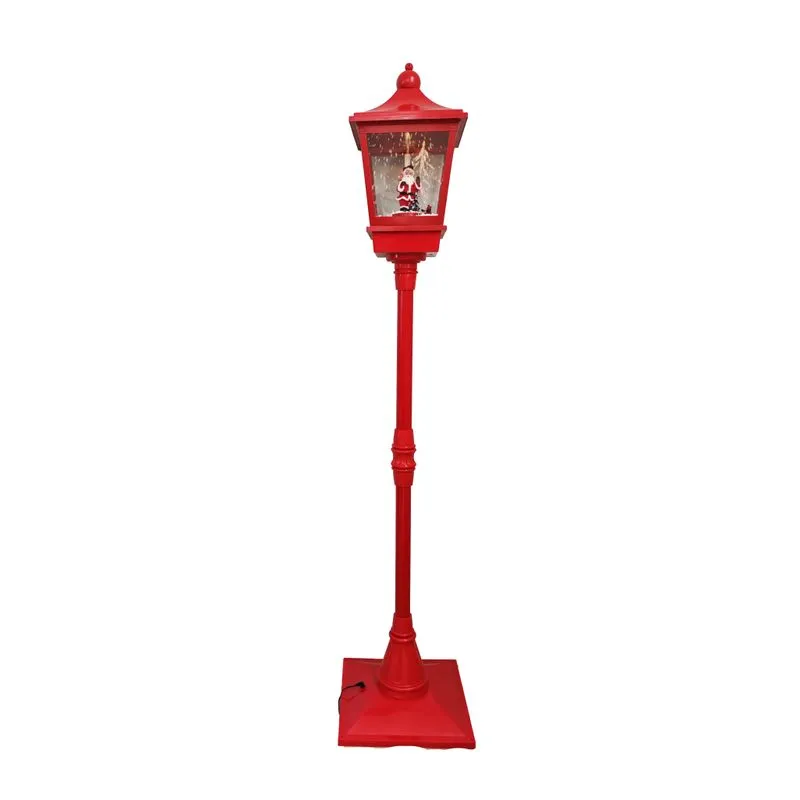 Poste Natal Neve 37,5 X 37,5 X 1,85 Vermelho