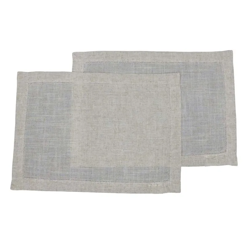 Kit 4pcs Guardanapo Linen 0,45 X 0,45 Cru