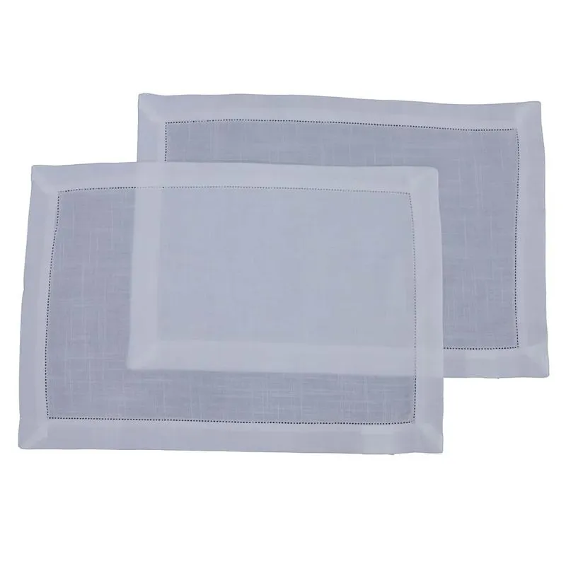 Jogo Americano Linen 2pcs 0,35 X 0,50 Branco