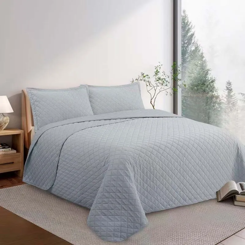 Colcha Ultrassonica Melange 1,60 X 2,40 Solteiro Prata