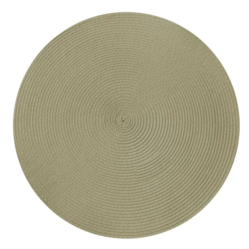 Lugar Americano Pvc Manaus 38 Cm Redondo Gergelim