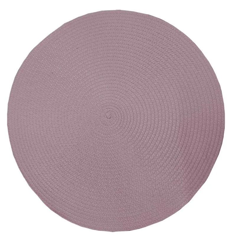 Lugar Americano Pvc Manaus 38 Cm Redondo Rose
