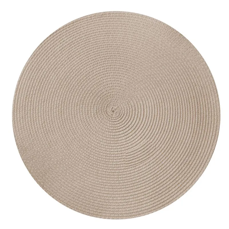 Lugar Americano Pvc Manaus 38 Cm Redondo Nude