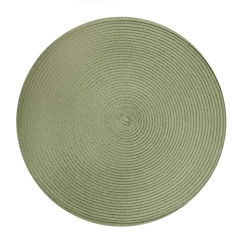 Lugar Americano Pvc Manaus 38 Cm Redondo Oliva