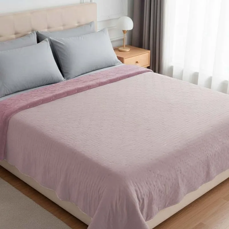 Coberdrom Siena King 2,60 X 2,40 Rose