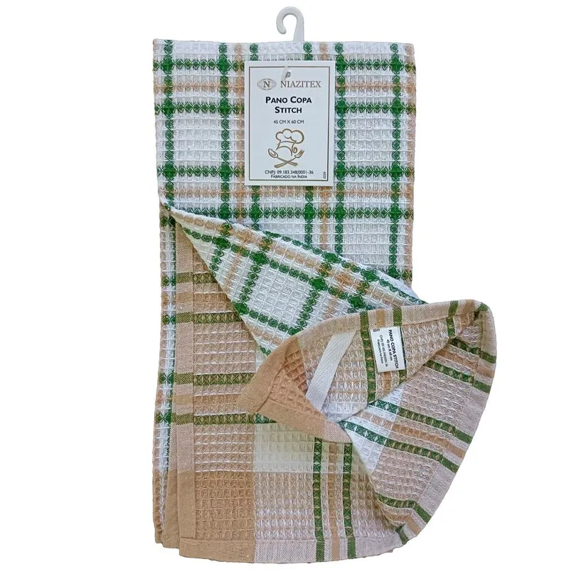 Pano Copa Stitch 0,45 X 0,60 Verde