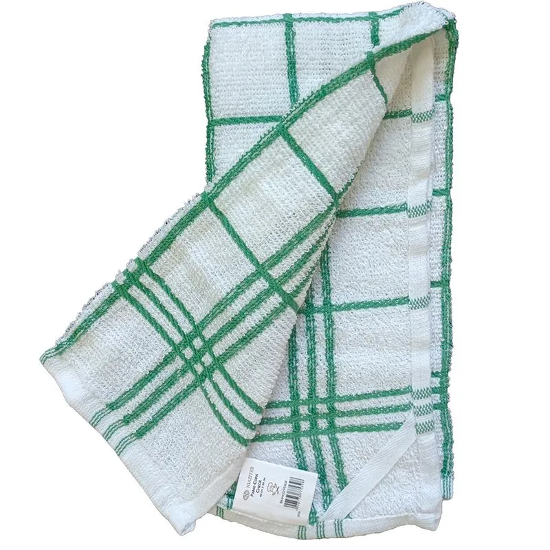 Pano Copa Check 40x60 Branco Verde