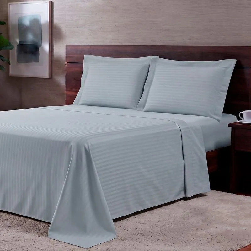 Jogo de Cama 300 Fios Basics Stripe King Lunar