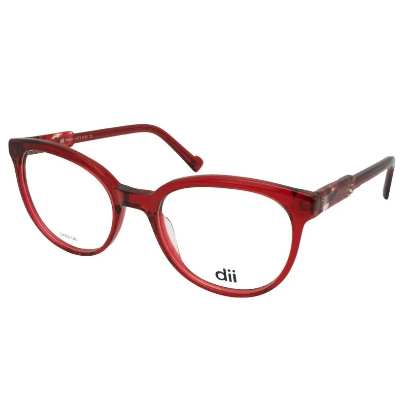 Armação para Óculos de Grau Feminino Dii Collection 1 4372 Vermelho