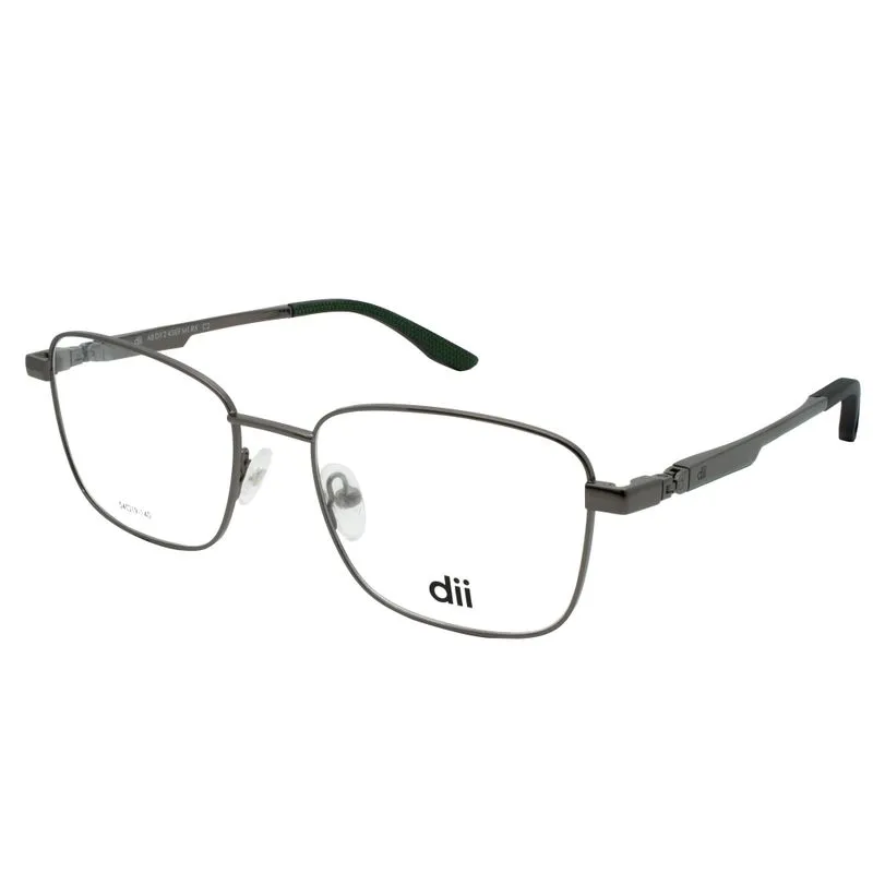 Armação para Óculos de Grau Masculino Dii Collection 2 4369 Prata