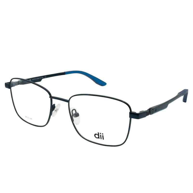Armação para Óculos de Grau Masculino Dii Collection 2 4369 Azul Armação para Óculos de Grau Masculino Dii Collection 2 4369 A