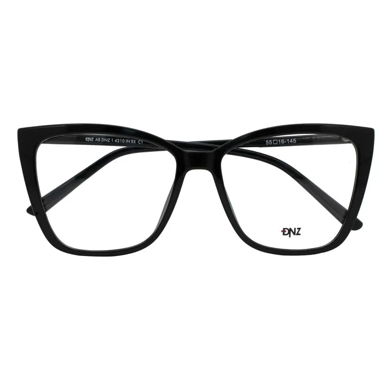 Armação para Óculos de Grau Feminino DNZ 1 4210 Preto