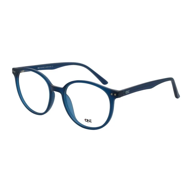 Armação para Óculos de Grau Masculino DNZ 2 4228 Azul Cristal Fosco Armação para Óculos de Grau Masculino DNZ 2 4228 A