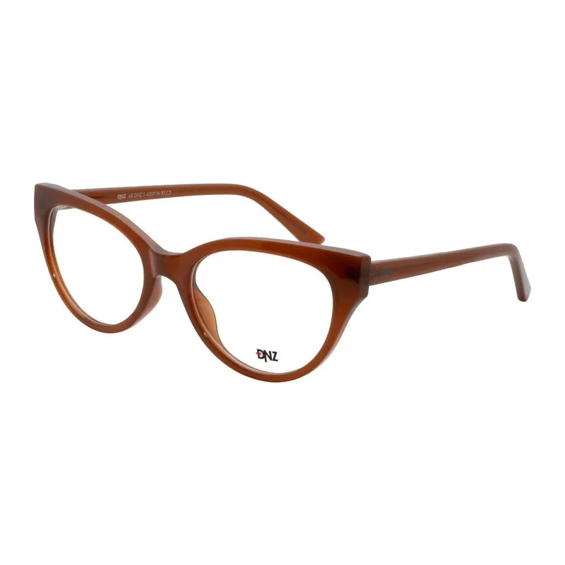 Armação para Óculos de Grau Feminino DNZ 1 4209 Caramelo Cristal