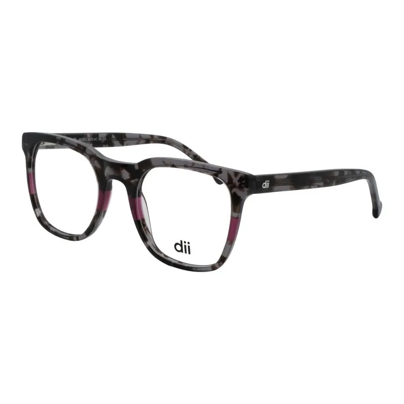 Armação para Óculos de Grau Feminino Dii Collection 4072 Cereja com Demi Cinza Armação para Óculos de Grau Feminino Dii Collection 4072 Cereja com Demi Cin