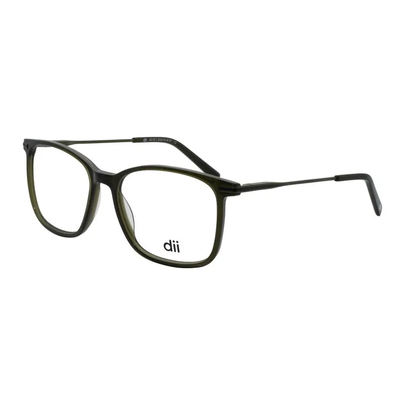 Armação para Óculos de Grau Masculino Dii Collection 4060 Verde Militar
